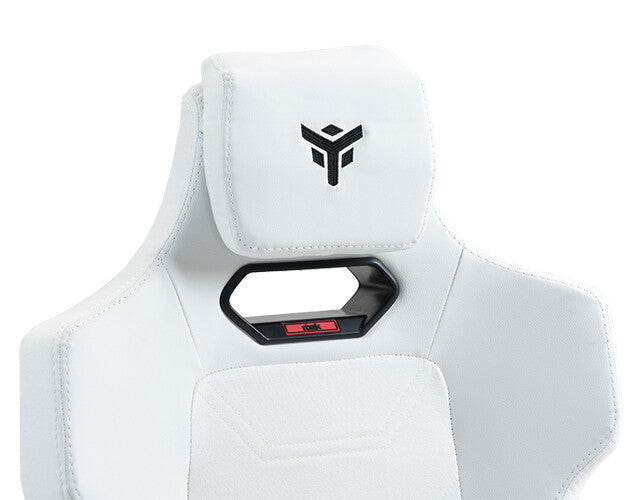 itek Gaming Chair SHUTTLE PM66 - PVC e Tessuto- Braccioli 3D- Nero Bianco