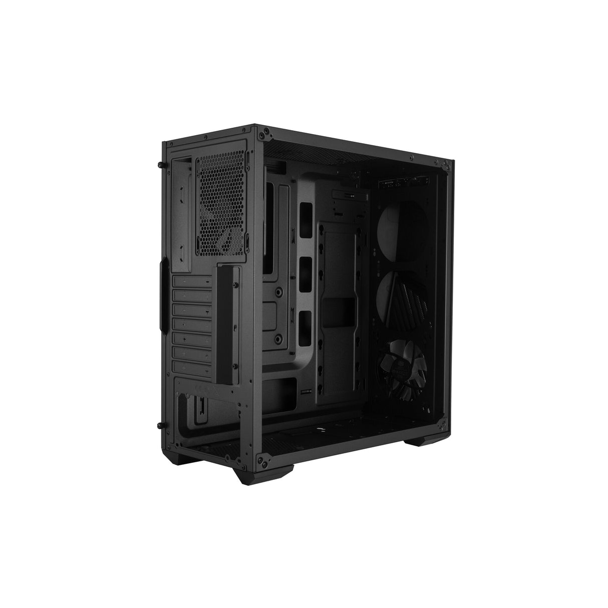 Case MasterBox K501L- Acrylic panel-USB3-AudioI&O-2xHDD3.5"-2x2.5"SSD-120mm Fr. RGB LED FAN 120mm Fan-Rad.Supp.-NO PSU