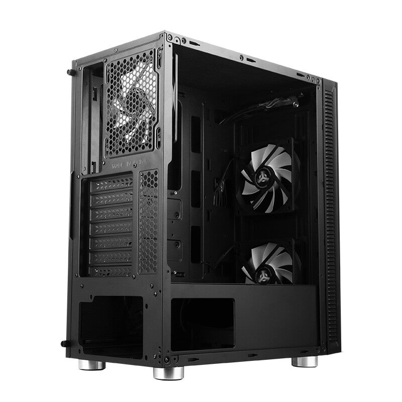 Case SYLENT 05 EVO - Silent Middle Tower- USB3- 3x12cm fan- coated. sound absorbing