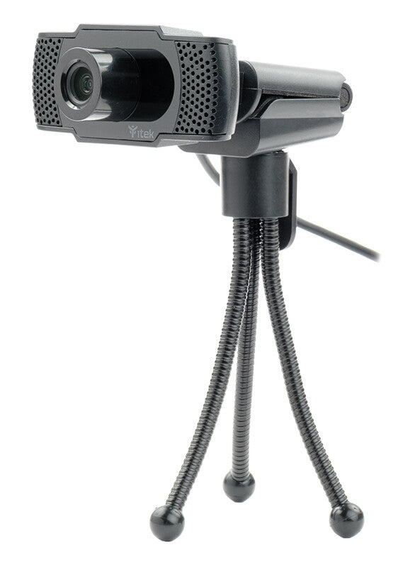 Webcam con Microfono W300 - Full HD- 30FPS- USB- treppiede