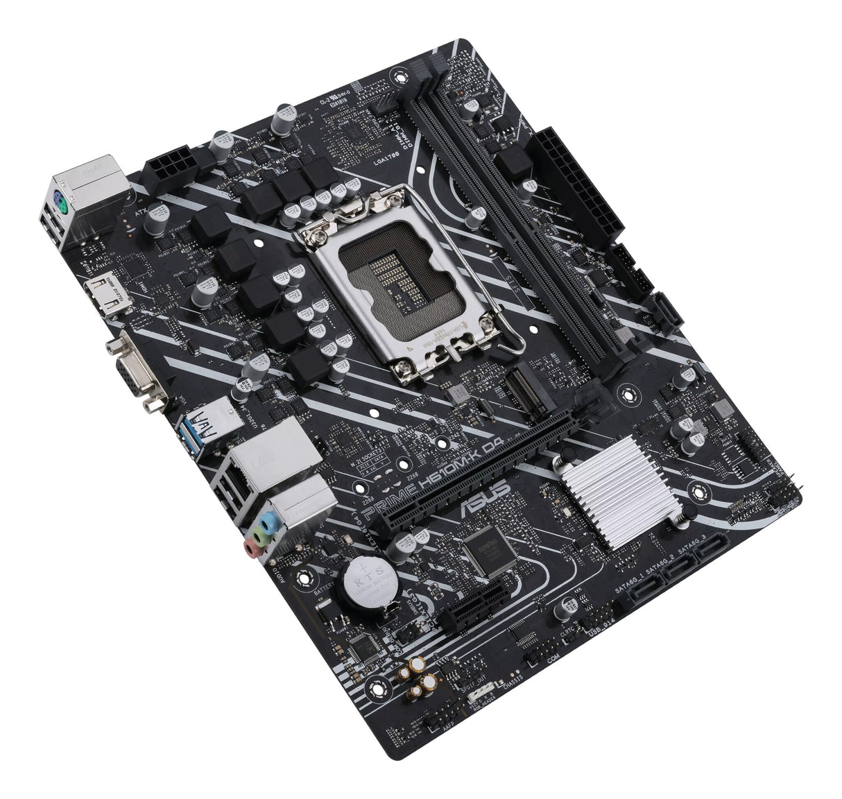 MB Asus 1700 Intel PRIME H610M-K- PCIe4- M.2- 2xDDR4- HDMI- D-Sub- SATA6- USB3.2 Gen1- mATX