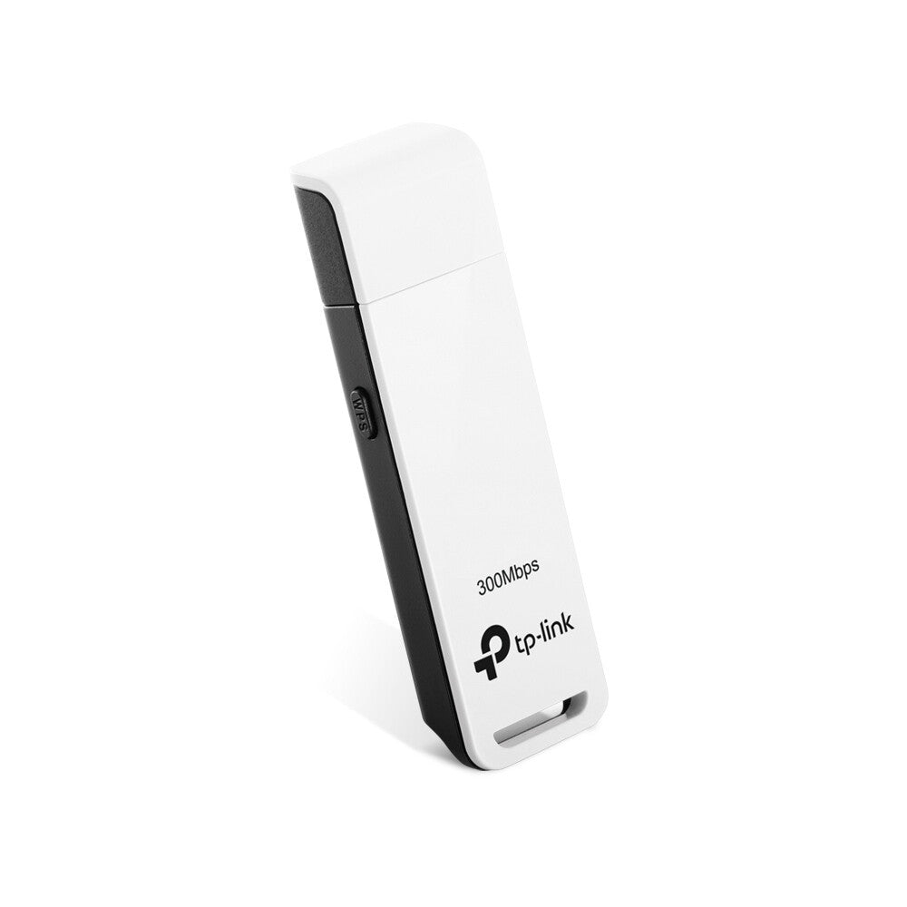 TP-LINK Antenna USB Wi-Fi- 300Mbps- 2T2R- 2.4GHz- 802.11b/g/n- USB 2.0- WPS Button- 2 antenne interne