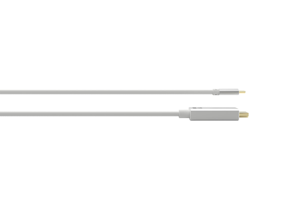 ITEK Cavo USB-C maschio a HDMI maschio- 4k 60Hz- FHD 120Hz lunghezza 2m- alluminio