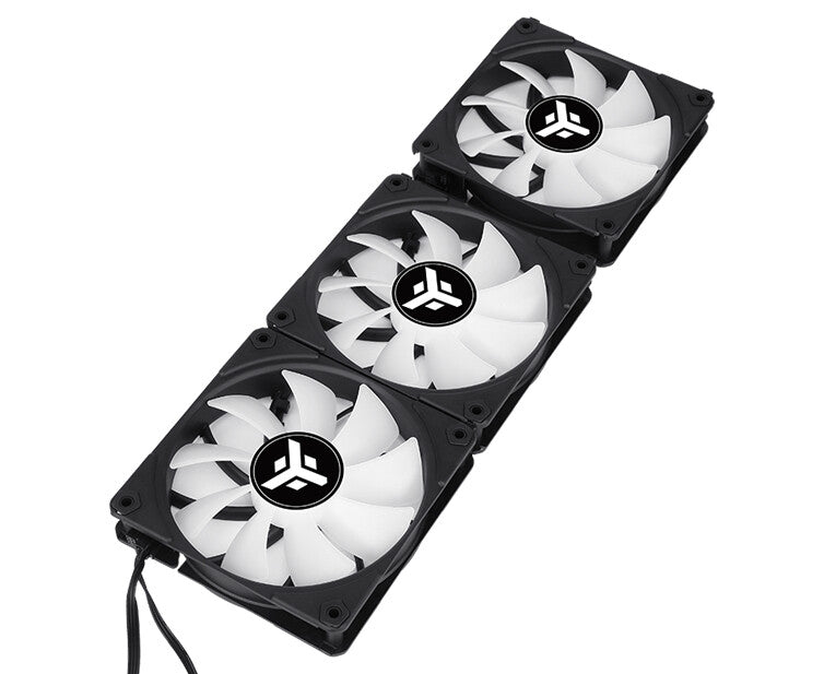 Kit 3x UW12 Black case fan - 12cm - ARGB Sync 5V 3pin - 4pin PWM - Wireless