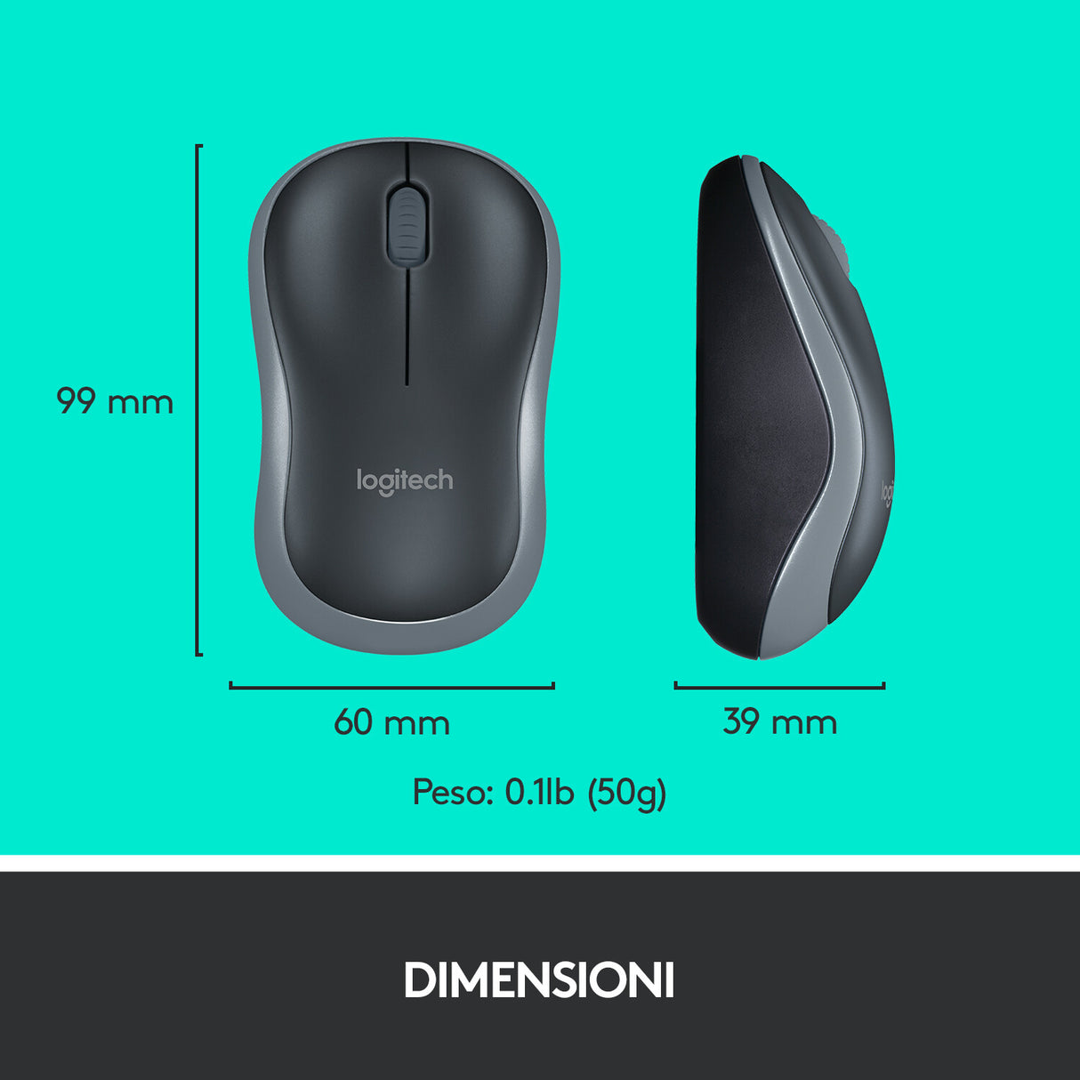 Tastiera + Mouse LOGITECH RETAIL - MK270- Wireless- Nera