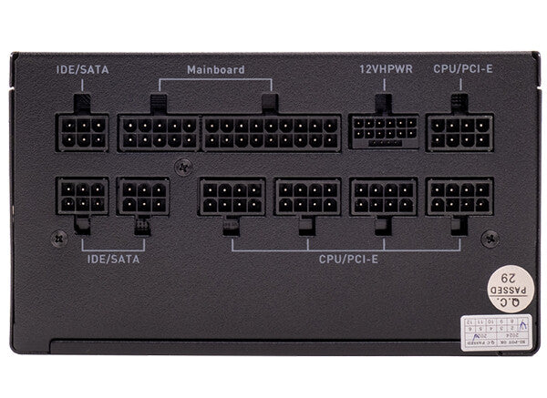 Alimentatore GBI850 - 850W- 80Plus Gold- ATX 3.1- Ventola FDB 14cm- Cond Giapponesi- Modulare