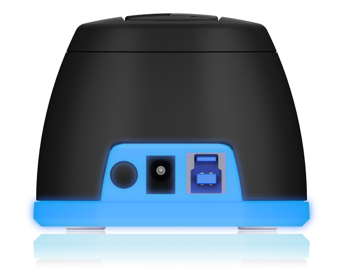 ICY BOX Docking Station SSD/HDD SATA III a USB 3.2 Gen 1 Type-C®/Type-A- nero