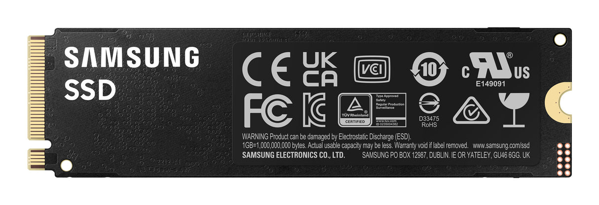 SSD SAMSUNG 990 PRO - 2TB M.2 PCIe Gen4x4 (R7400- W6900)