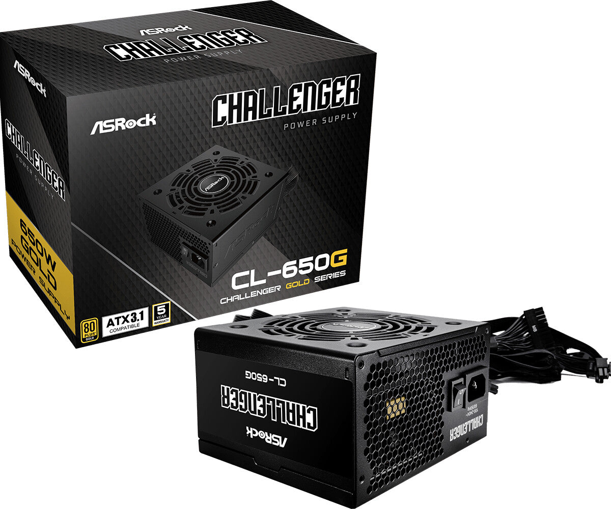 Alimentatore Asrock CL-650G Challenger - 650W 80Plus Gold- ATX3.1 ready