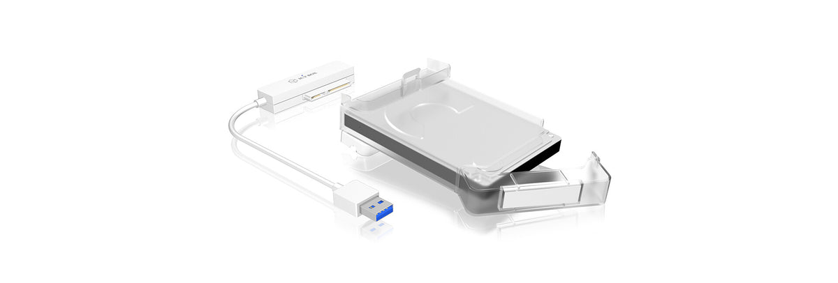 ICY BOX External Case for SSD/HDD 2.5" to 1x USB 3.0 - protection included
