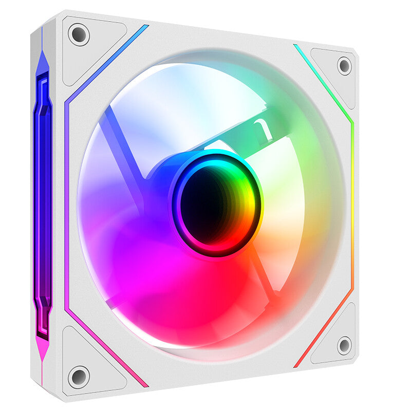Ventola per case INFINITY White - 12cm - ARGB Sync 5V 3pin - 4pin PWM