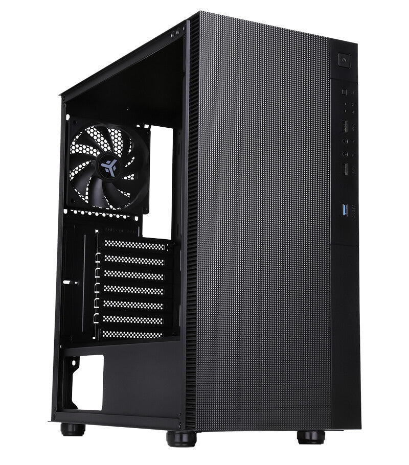 Case SYLENT 03N - Silent Middle Tower- USB3- 3x12cm fan- coated. sound absorbing