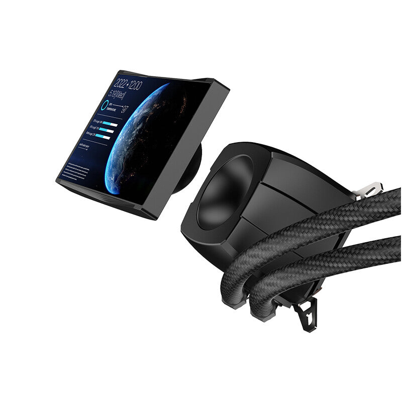 Dissipatore a liquido THERMORA 50B - 360mm- Skt Universale- ARGB PWM fan- LCD 5" con software