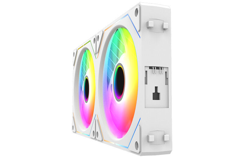 Kit 3x Ventola per case INFINITY White - 12cm- ARGB Sync 5V 3pin- 4pin PWM- Senza fili