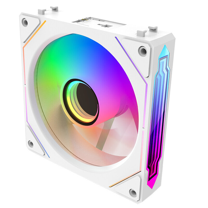 Kit 3x Ventola per case INFINITY White - 12cm- ARGB Sync 5V 3pin- 4pin PWM- Senza fili