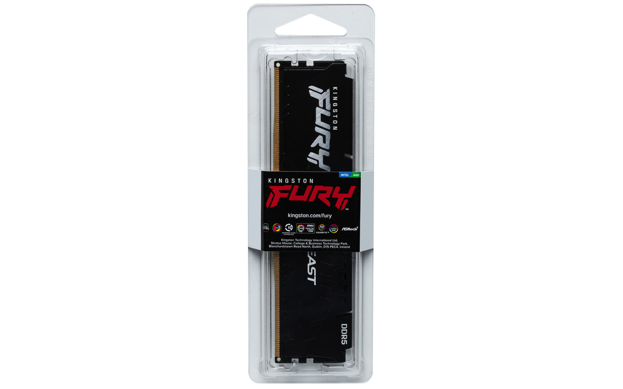 KINGSTON DIMM 32GB DDR5 5600MHZ CL40 FURY BEAST