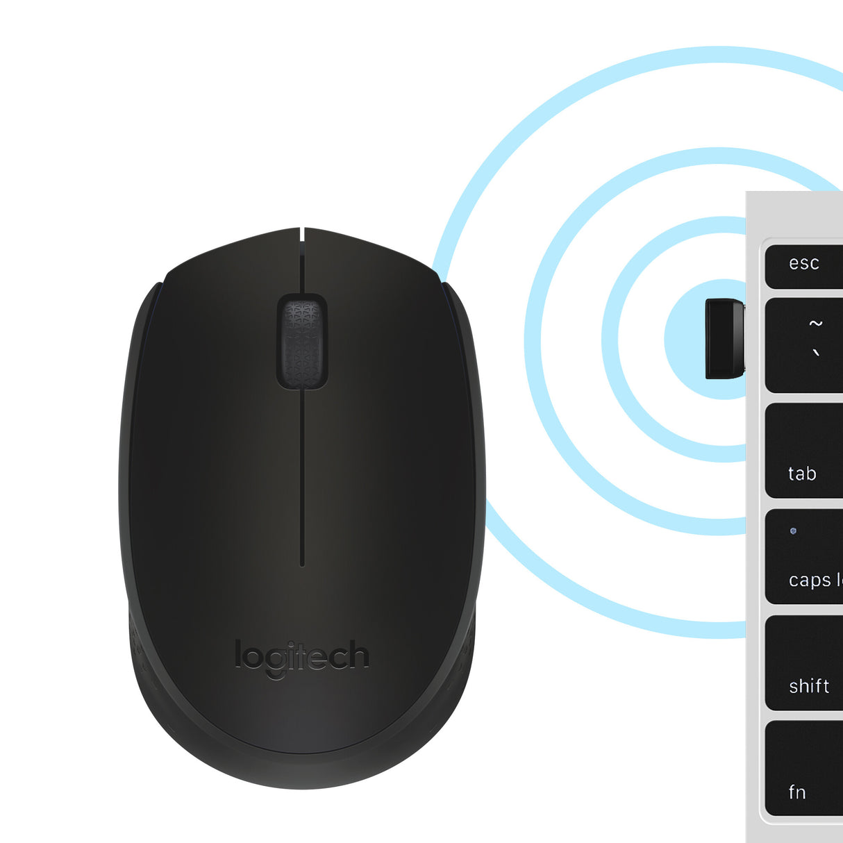 Mouse LOGITECH OEM - B170- Wireless- Ottico- Nero