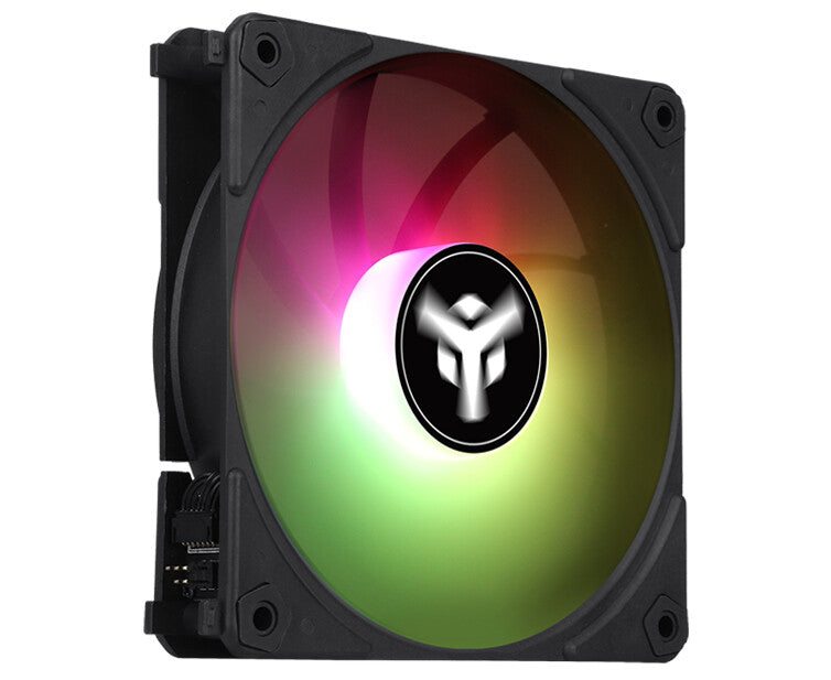 Kit 3x Ventola per case UW12 Black - 12cm- ARGB Sync 5V 3pin- 4pin PWM- Senza fili