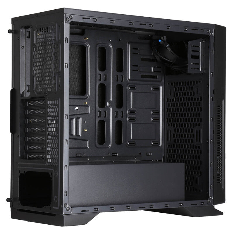 Case SYLENT 07 EVO - Silent Middle Tower- Type-C- 2xUSB3- Card Reader- 3x12cm fan- fan control- 0.7mm- coating. sound absorbing
