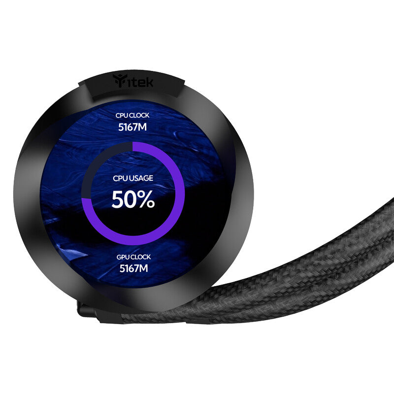 Dissipatore a liquido ARCTIC SPHERE V2 - 360mm- Skt Universale- ARGB PWM fan- LCD 2.8" con software