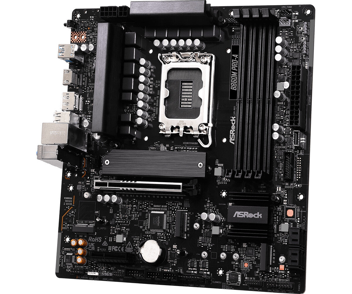 MB Asrock 1851 Intel B860M PRO-A- 4*DDR5 4*SATA3- 3*M.2- HDMI- DP- mATX