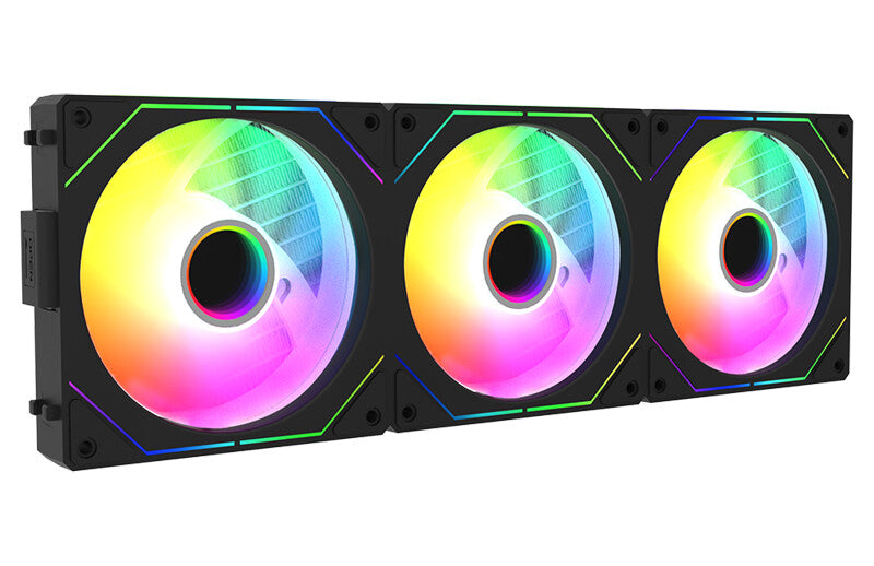 Kit 3x Ventola per case INFINITY Black - 12cm- ARGB Sync 5V 3pin- 4pin PWM- Senza fili