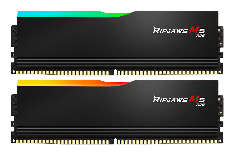 G.Skill DIMM 32GB DDR5-6400 (2x16GB) Dual-Kit- Ripjaws M5 RGB- INTEL XMP- Black