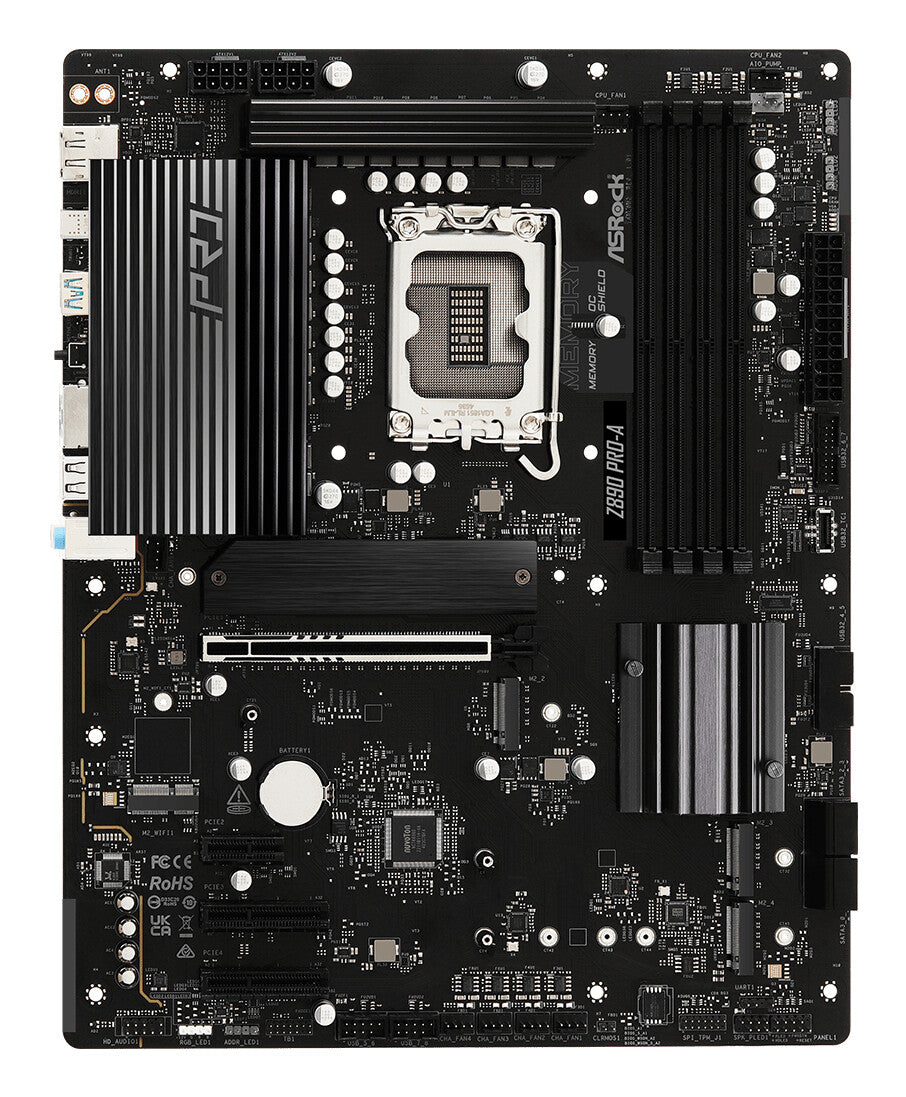 MB Asrock 1851 Z890 PRO-A- 4*DDR5- 4*SATA3- 2*M.2- HDMI- DP- ATX