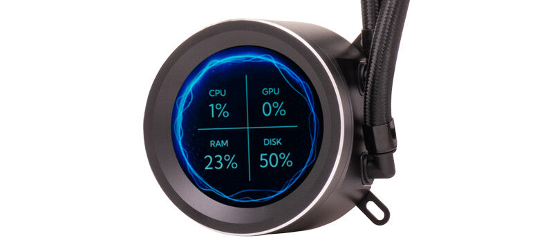 Dissipatore a liquido ARCTIC SPHERE LCD 240 - 240mm- Skt Universale- PWM fan- LCD 2.8" con software