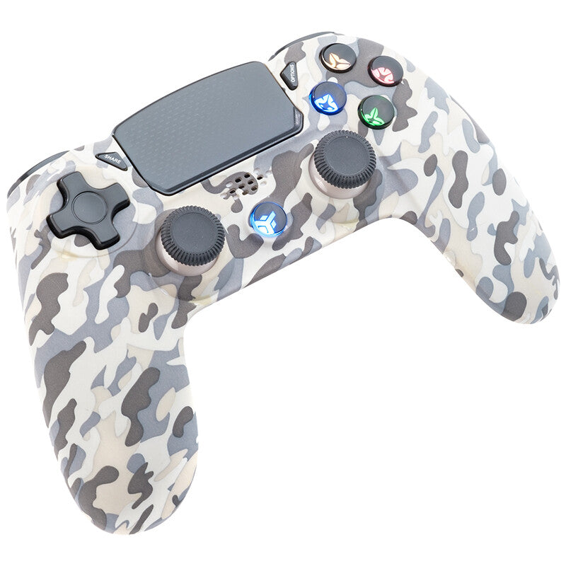 Controller EVOCON W01 - Bluetooth- PC- PS4- DualShock- Tasti LED- TouchPad Axis6- Camo