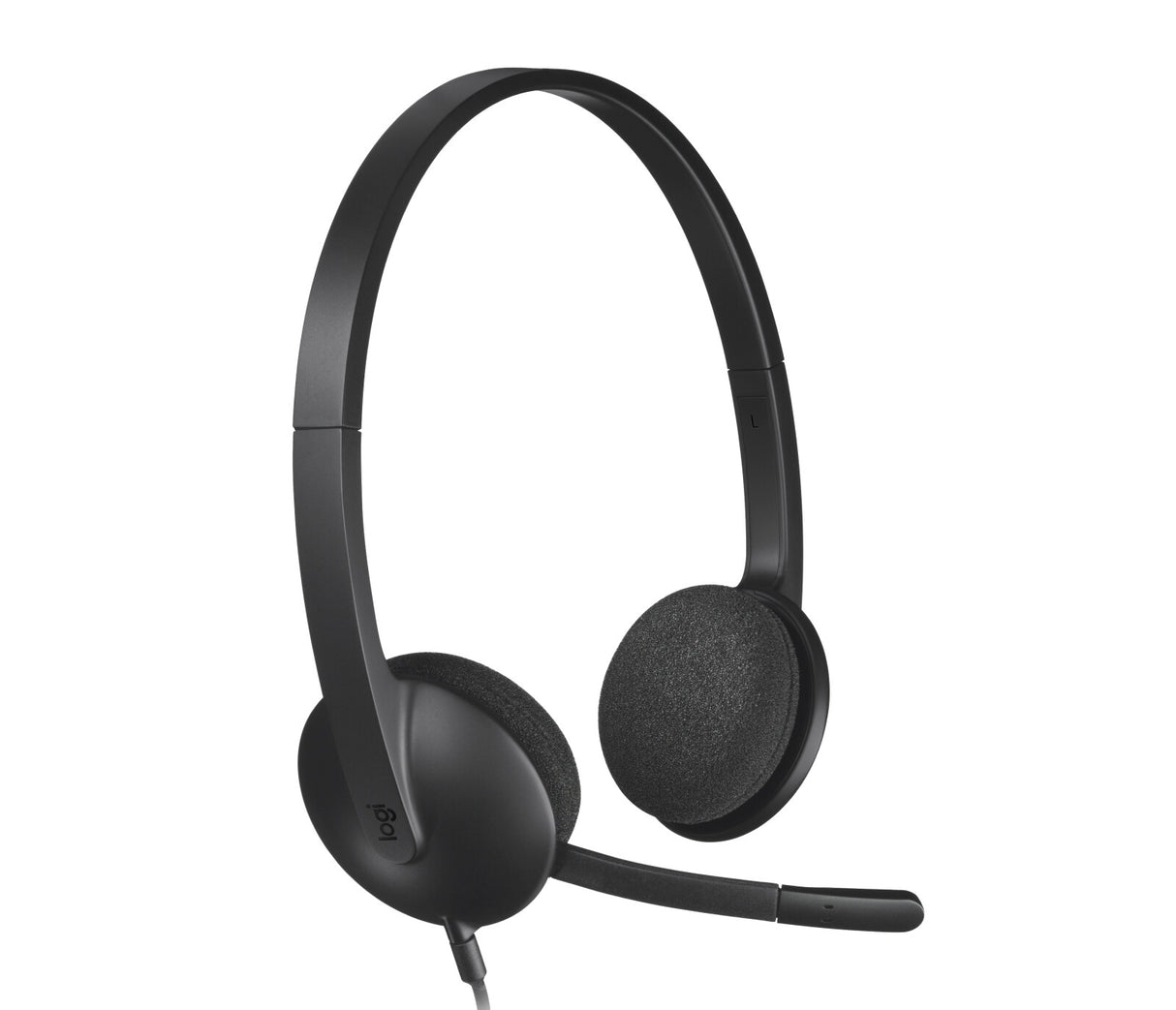 Cuffia con microfono LOGITECH RETAIL - H340 USB Nero