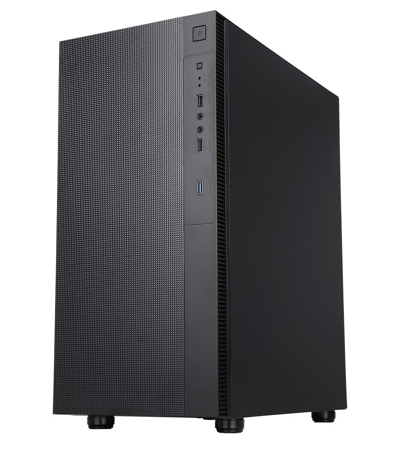 Case SYLENT 03NP - Silent Middle Tower- PSU 500W 80+ Eff.- 2xUSB3- 3x12cm fan- rivest. fonoassorbente