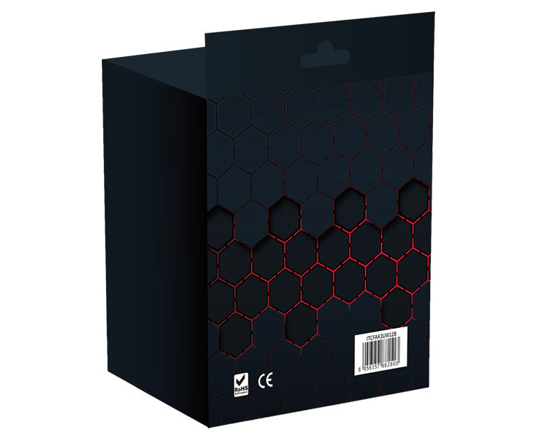 Kit 3x Ventola per case UW12 Black - 12cm- ARGB Sync 5V 3pin- 4pin PWM- Senza fili