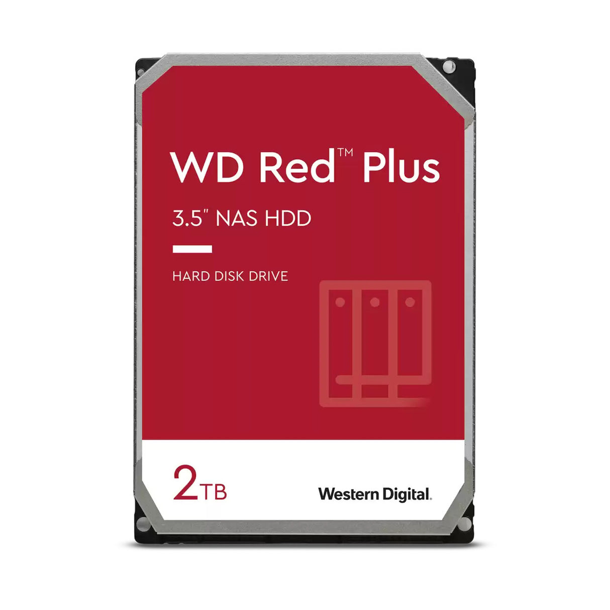 Western Digital Red Plus disco rigido interno 2 TB 5400 Giri/min 64 MB 3.5" SATA