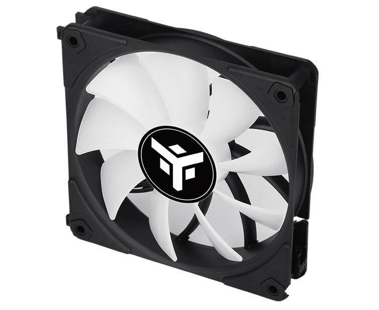 Kit 3x UW12 Black case fan - 12cm - ARGB Sync 5V 3pin - 4pin PWM - Wireless