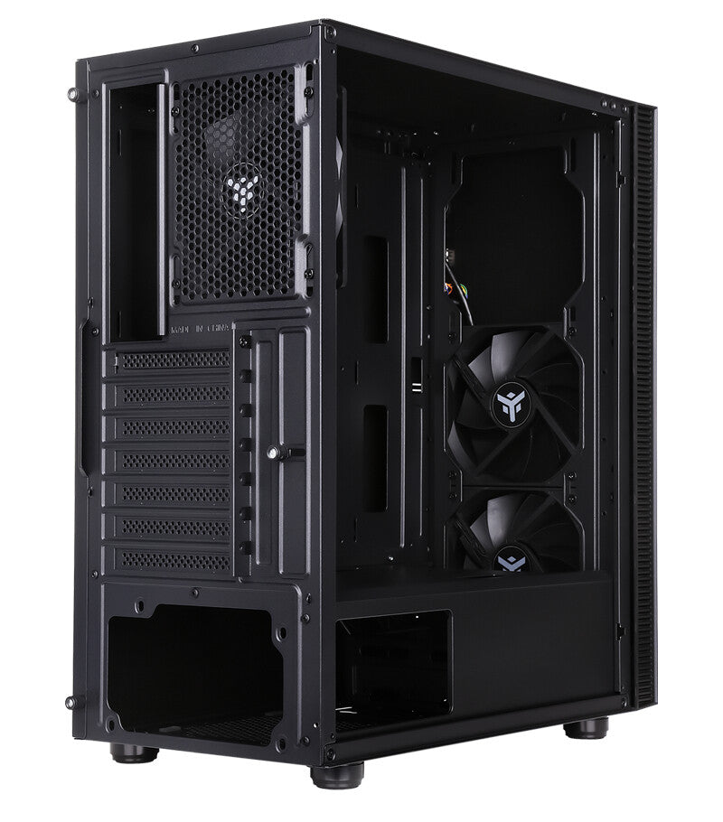 Case SYLENT 03N - Silent Middle Tower- USB3- 3x12cm fan- coated. sound absorbing