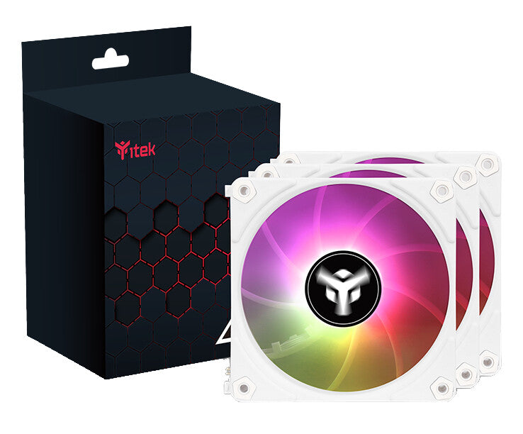 Bundle - Case DARK CAVE WHITE con Kit 3x Ventola wireless in OMAGGIO