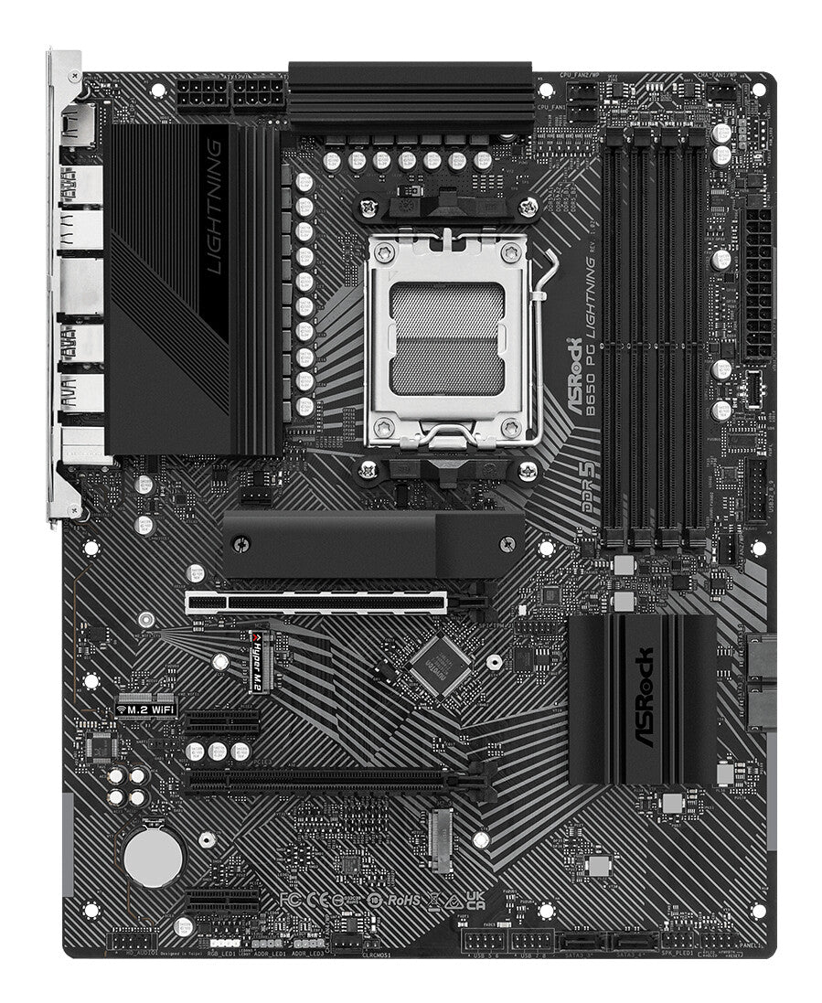 MB Asrock AM5 B650 PG LIGHTNING 4*DDR5 4*SATA3 ATX