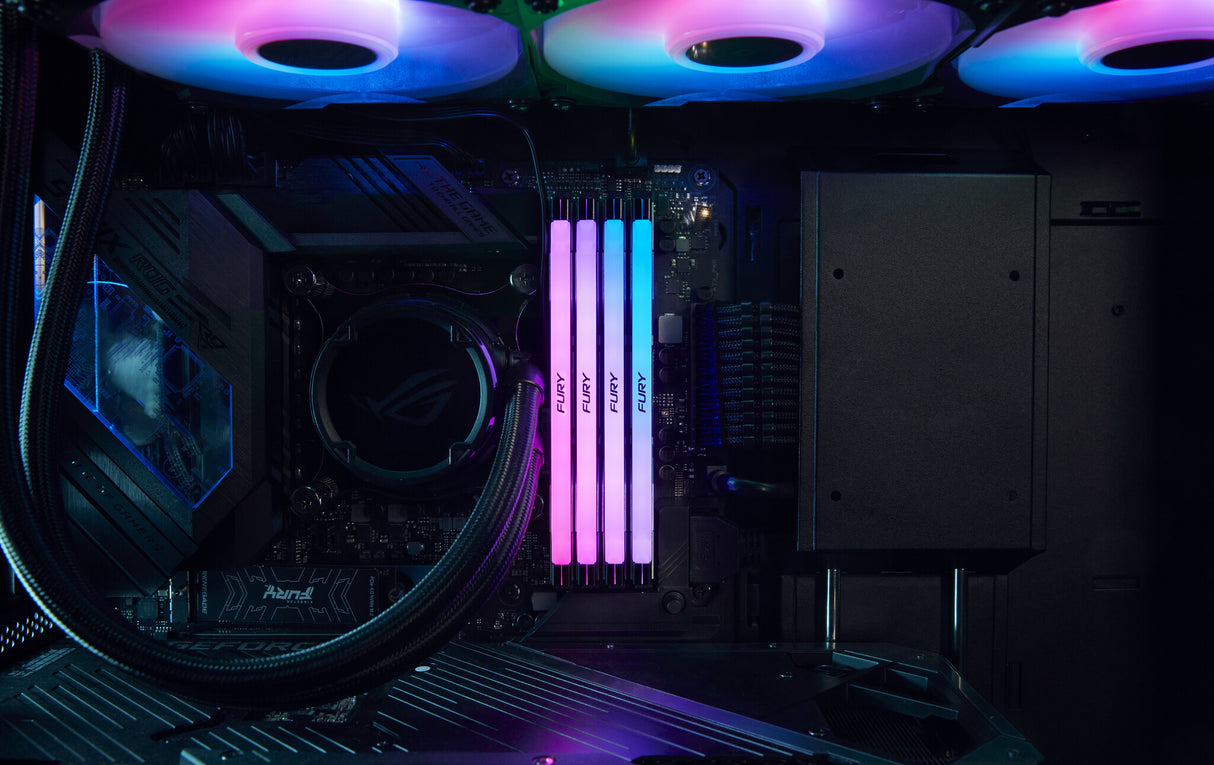 KINGSTON DIMM 32GB (2x16GB) DDR5 6400MHZ CL32 FURY Renegade RGB