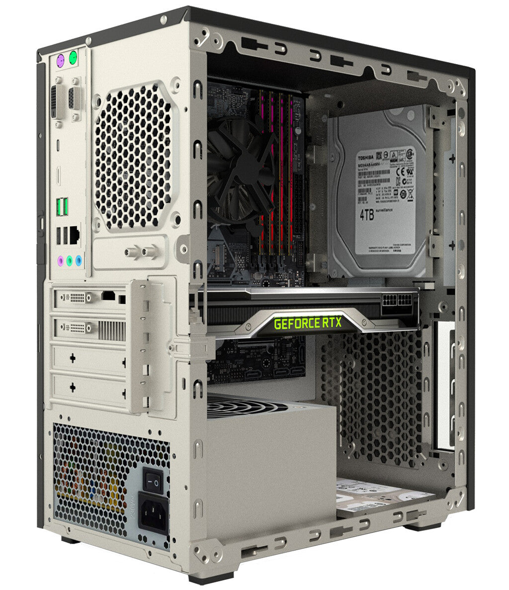 Case SMALLCOM-P - Mini Tower- mATX- USB3- 2XUSB2- Type-C- Mesh