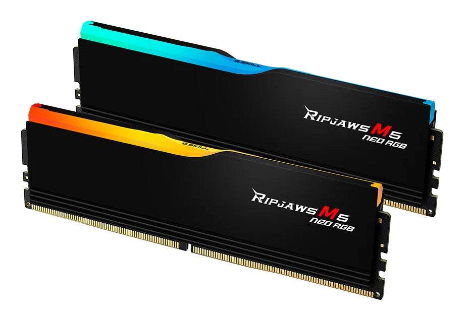 G.Skill DIMM 32 GBDDR5-6000 (2x16GB) Dual-Kit- Ripjaws M5 Neo RGB- AMD EXPO- Black