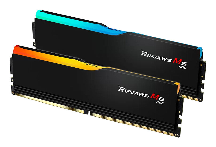 G.Skill DIMM 32GB DDR5-6000 (2x16GB) Dual-Kit- Ripjaws M5 RGB- INTEL XMP- Black