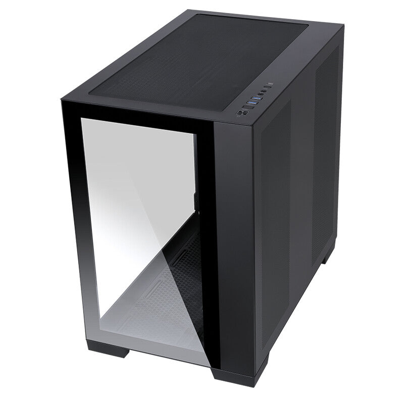 Case DARK CAVE - Gaming Tower- ATX- 4x12cm ARGB fan- 2xUSB3- Type-C- Side & Front Panel Temp Glass