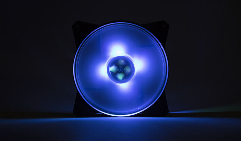 MasterFan Pro 140 Air Pressure RGB PACK- 140mm LED fan- 500 ~ 800 RPM- 3in1 with RGB controller