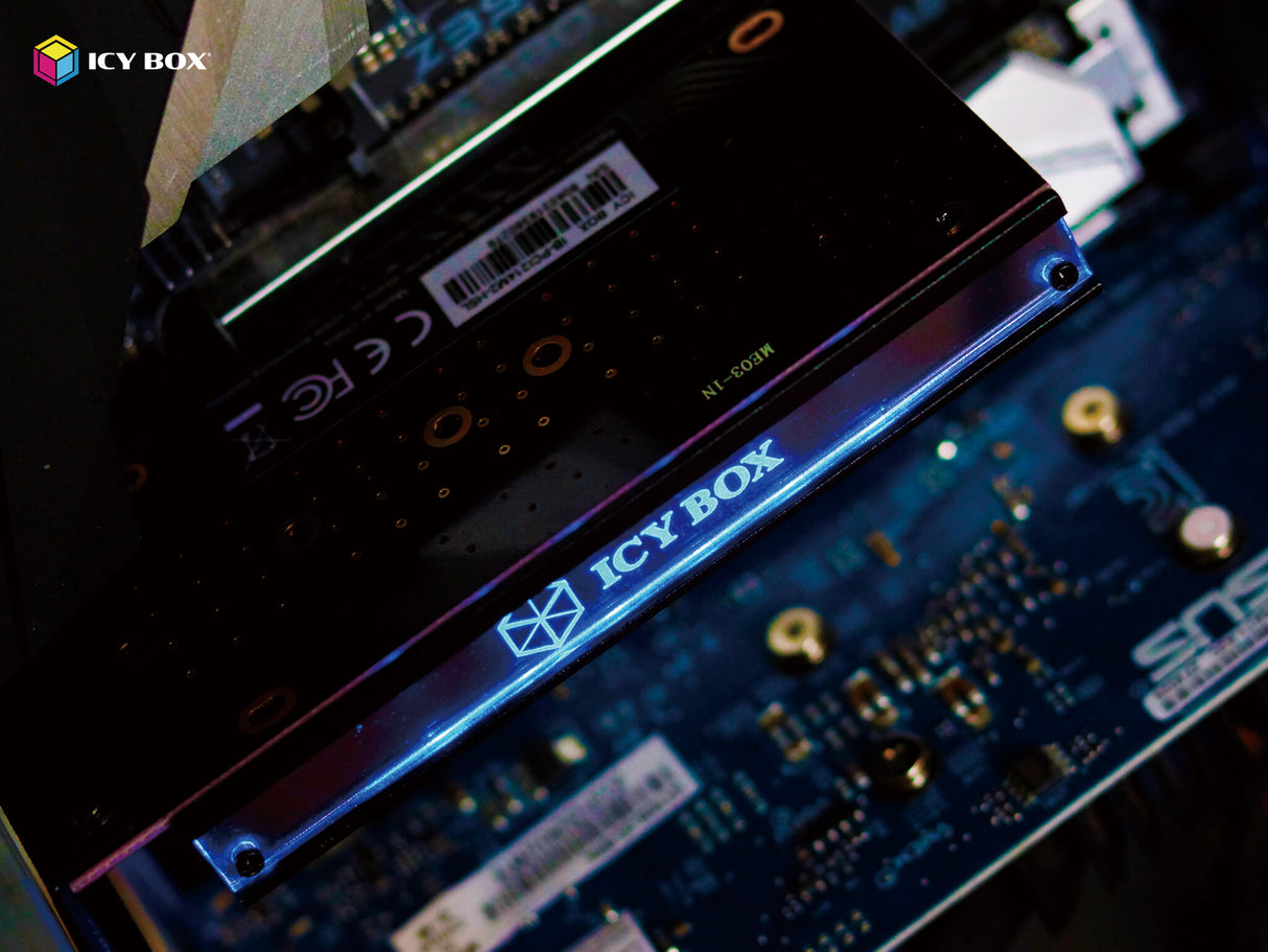 ICY BOX Scheda di estensione PCIe per SSD M.2 NVMe- PCI-E x4
