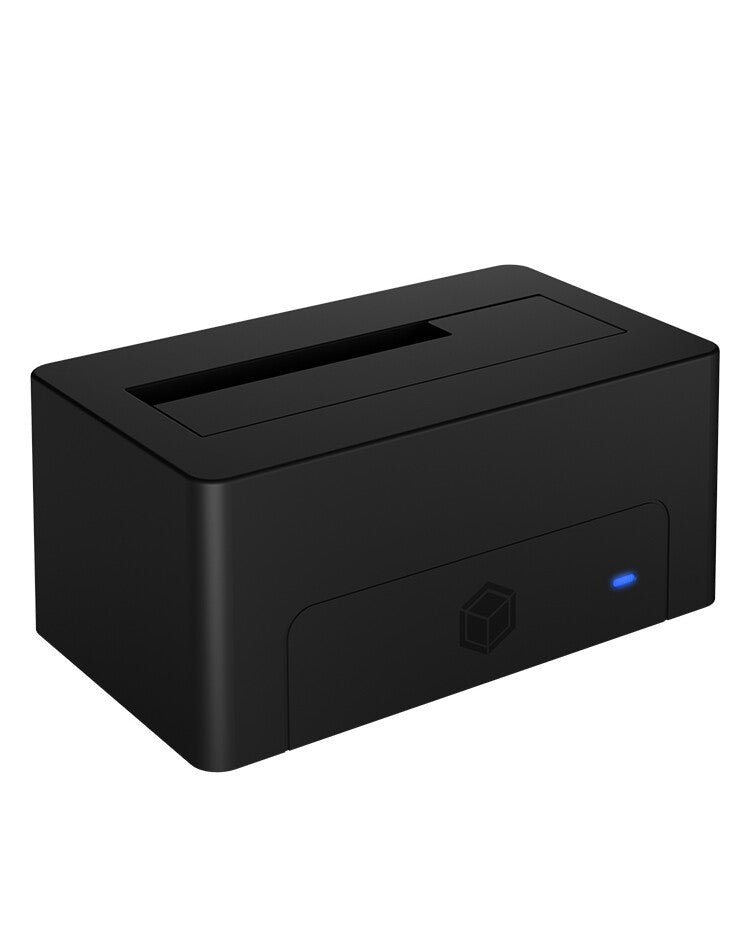 ICY BOX Docking Station per 1x 2-5" e 3-5" SATA I/II/III- USB 3.2 Gen 1- nero