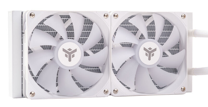 Dissipatore a liquido EVOLIQ 240 V2 ARGB (White Edition) - 240mm- skt universale- PWM- ARGB