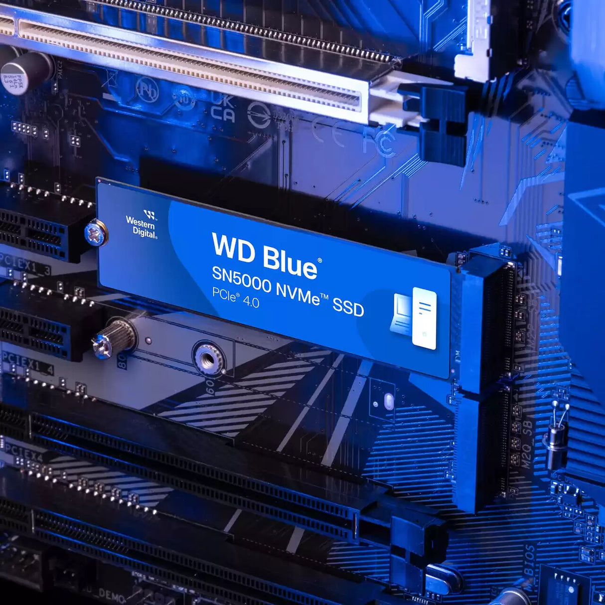 SSD WD BLUE SN5000 - 500GB M.2 PCIe Gen4x4 (R5000 - W4000)