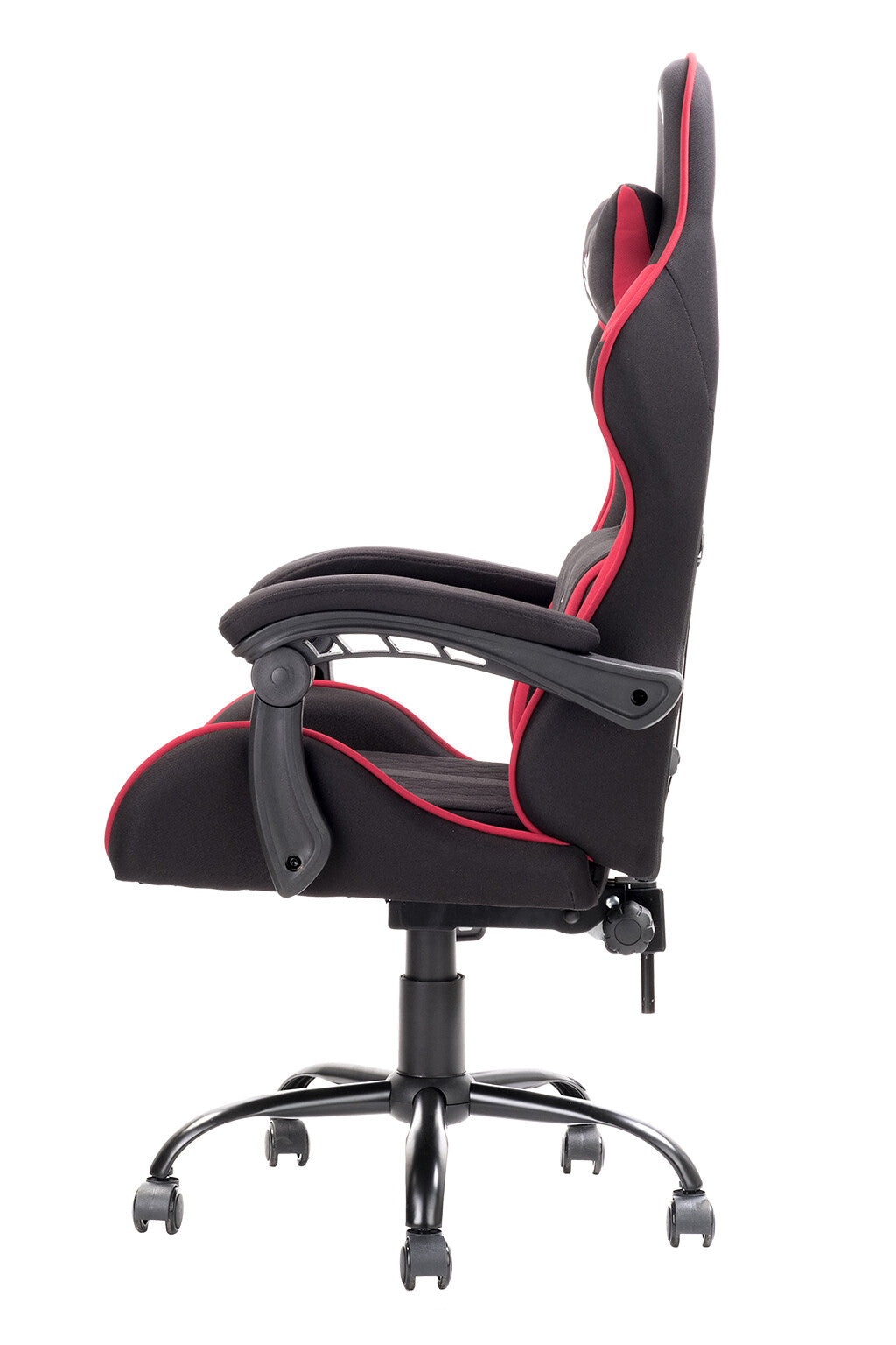 itek Gaming Chair RHOMBUS FF10 - Tessuto- Doppio Cuscino- Schienale Reclinabile- Nero Rosso