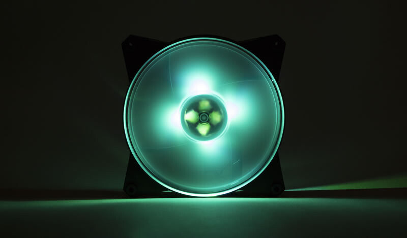 MasterFan Pro 140 Air Pressure RGB PACK- 140mm LED fan- 500 ~ 800 RPM- 3in1 with RGB controller